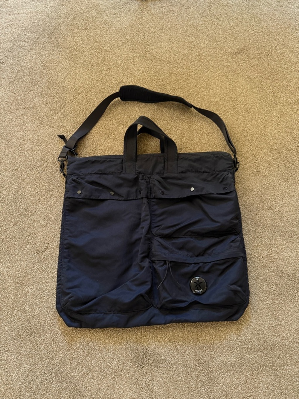 C.P. Company Nylon B Tote Bag (Black)